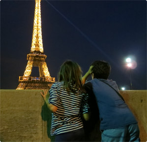 Watching the Eiffel Tower